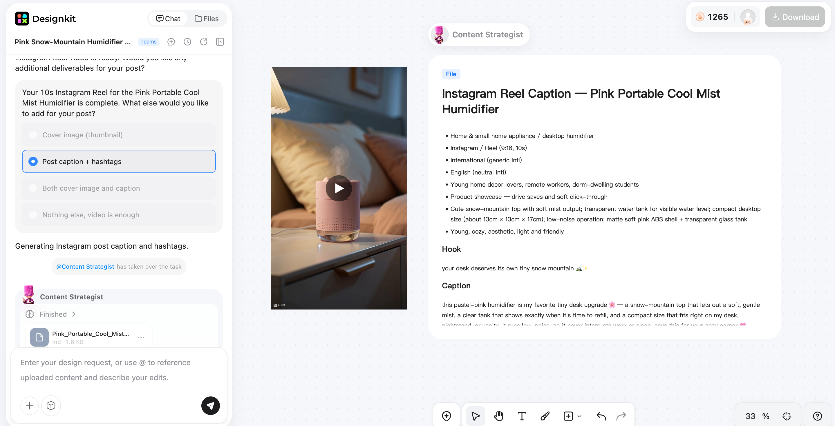 Refine and export your Instagram content