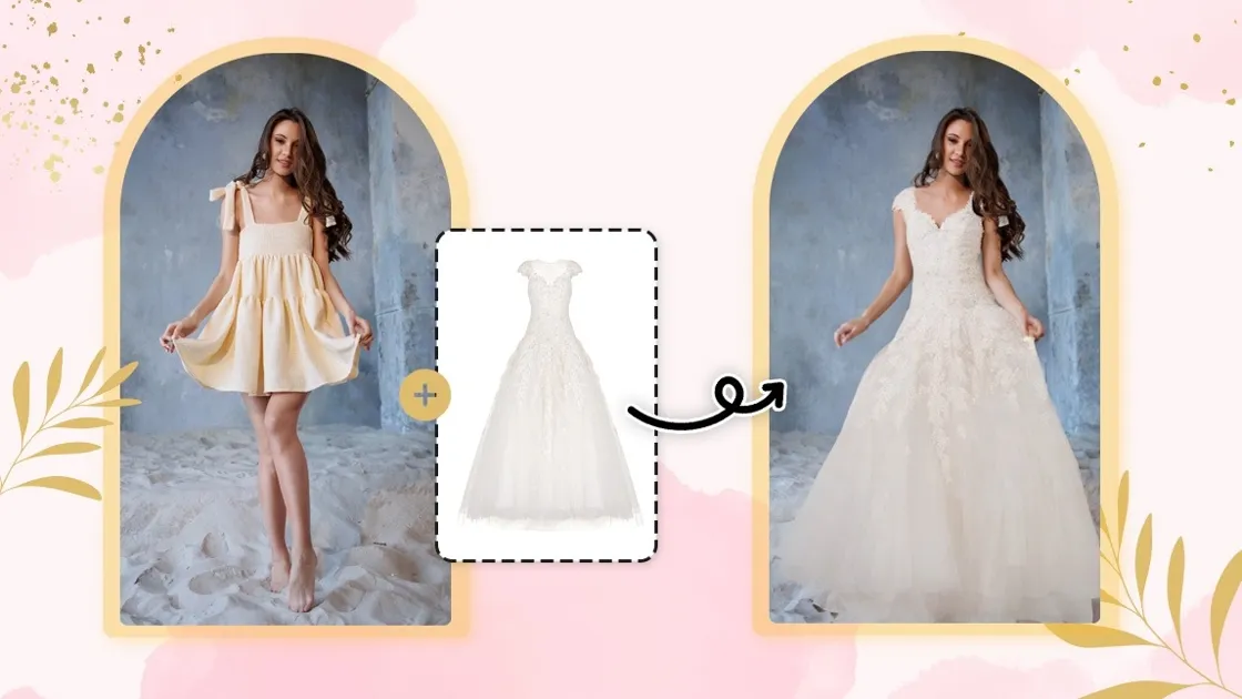 virtual wedding dress try-on