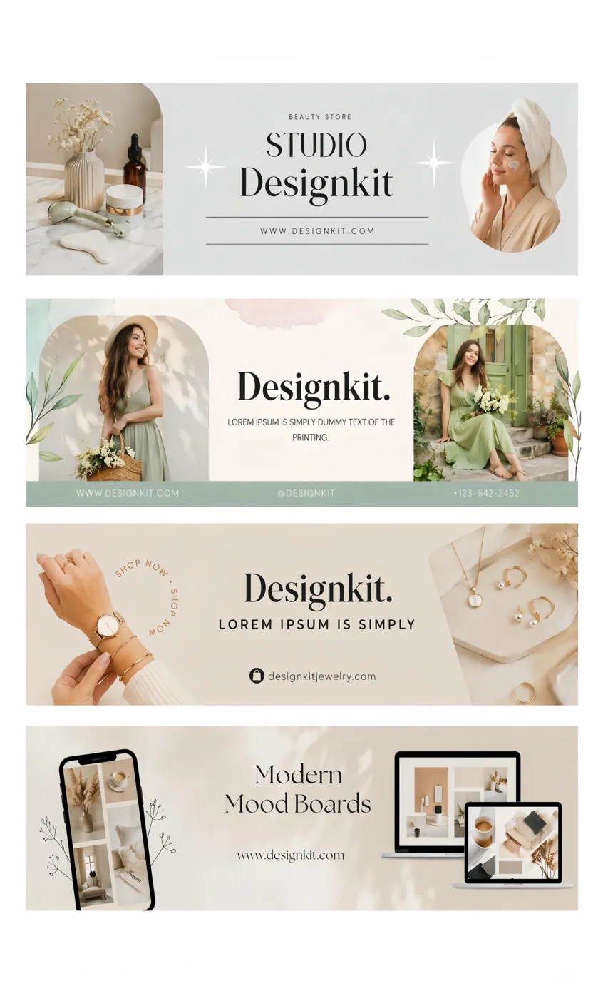 Elegant E-Commerce Shop Banner