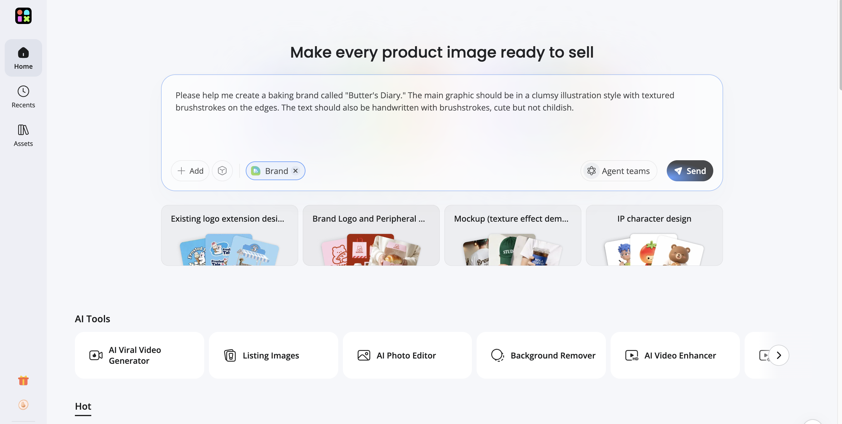 Upload your brand information