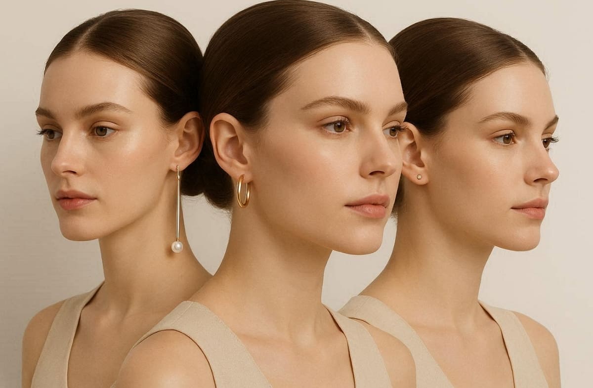 earrings change facial proportion earrings change facial proportion