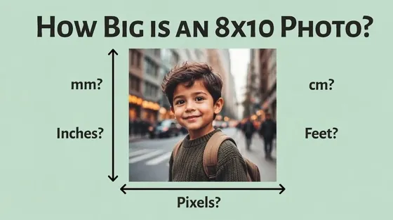 how big is 8x10 photo