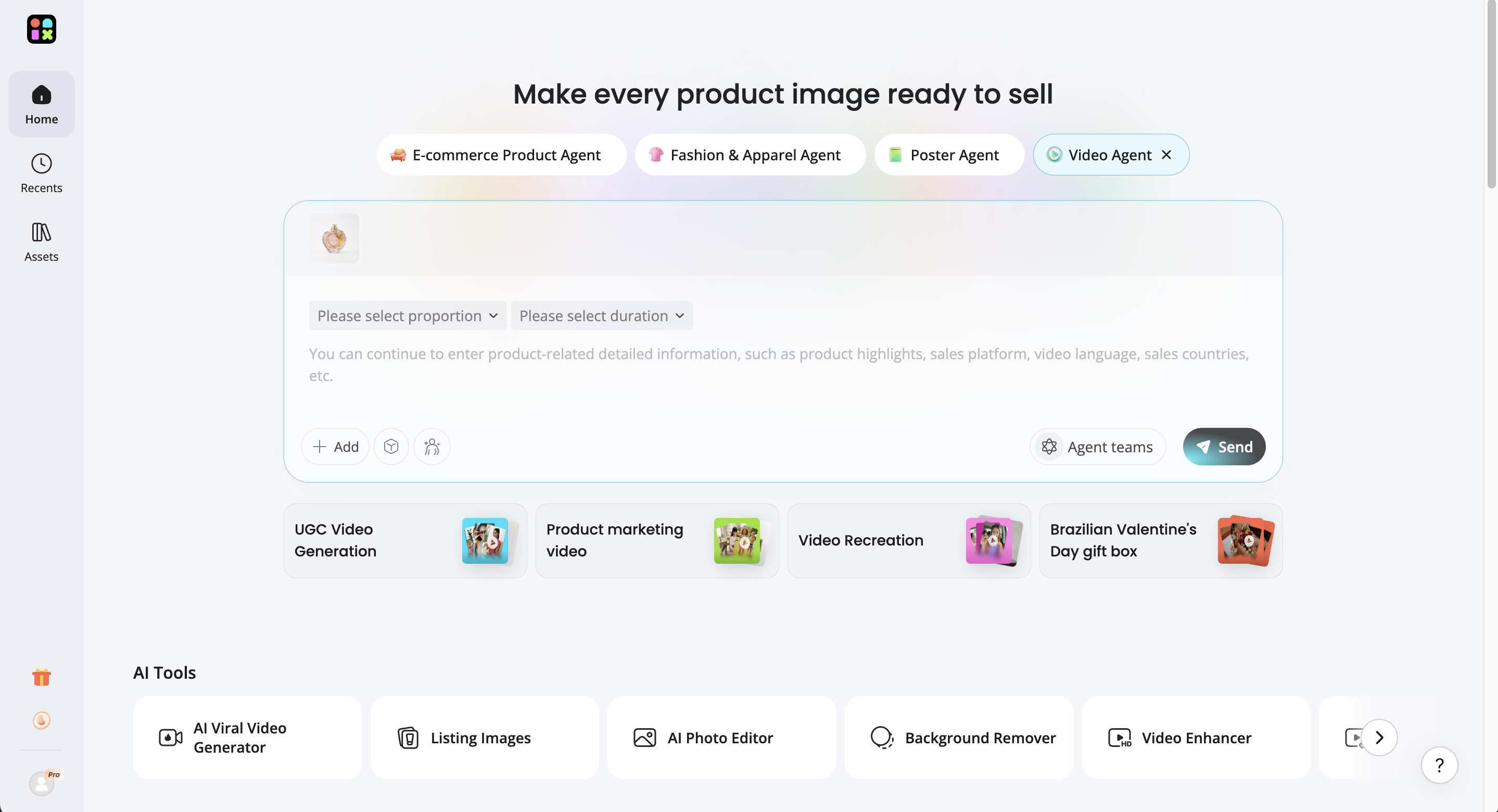 Upload your product image