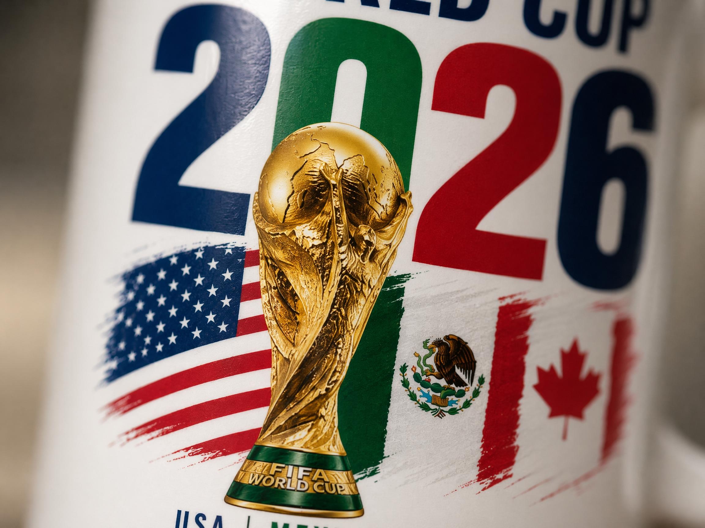 World Cup Mug Close-Up Printing Detail