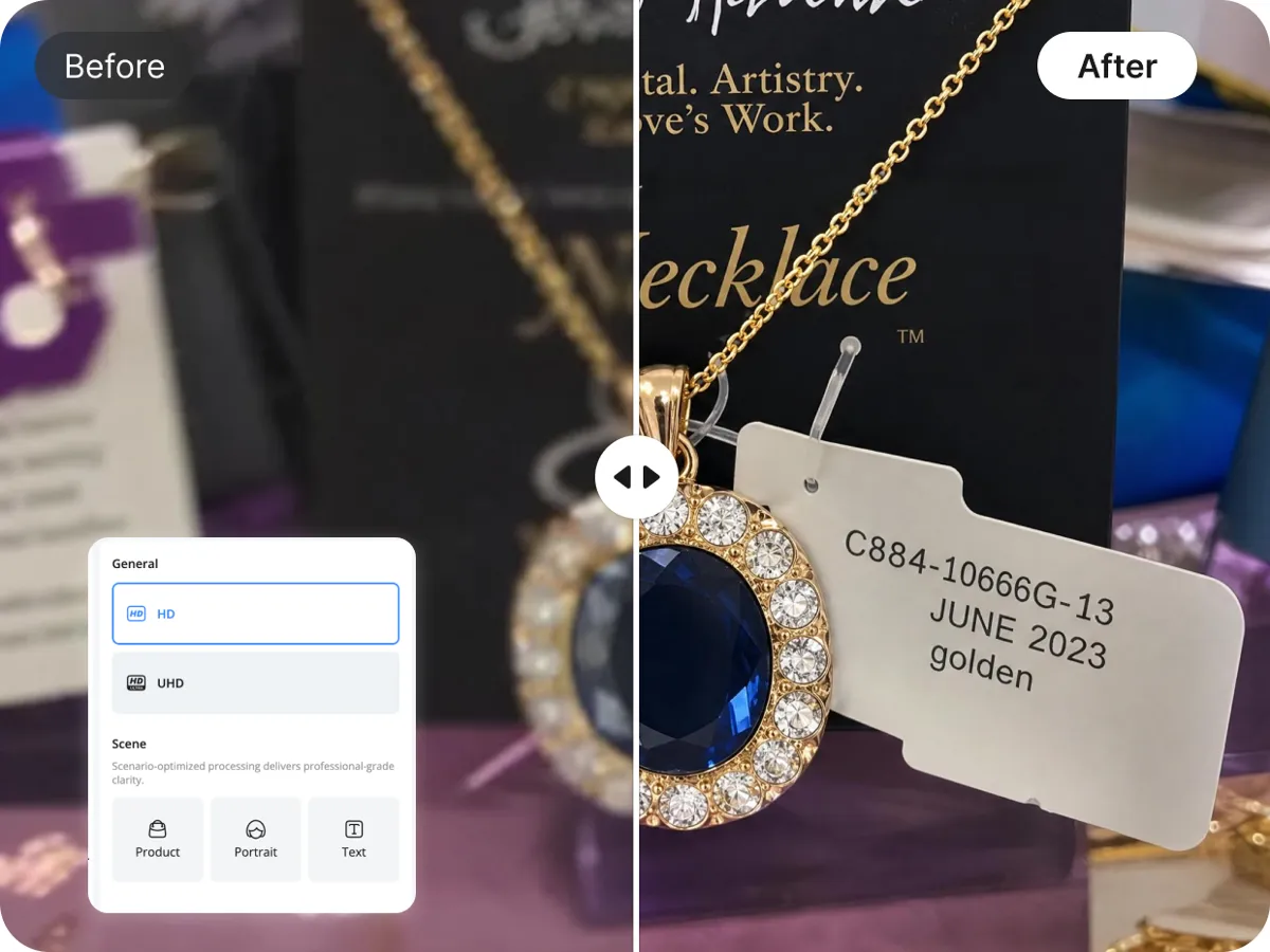Melhore a qualidade de imagens com IA para visuais nítidos em HD