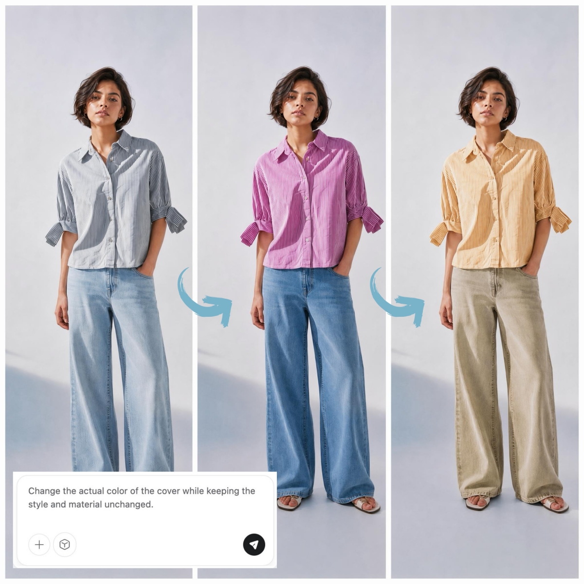 AI Clothes Color Changer for E-commerce