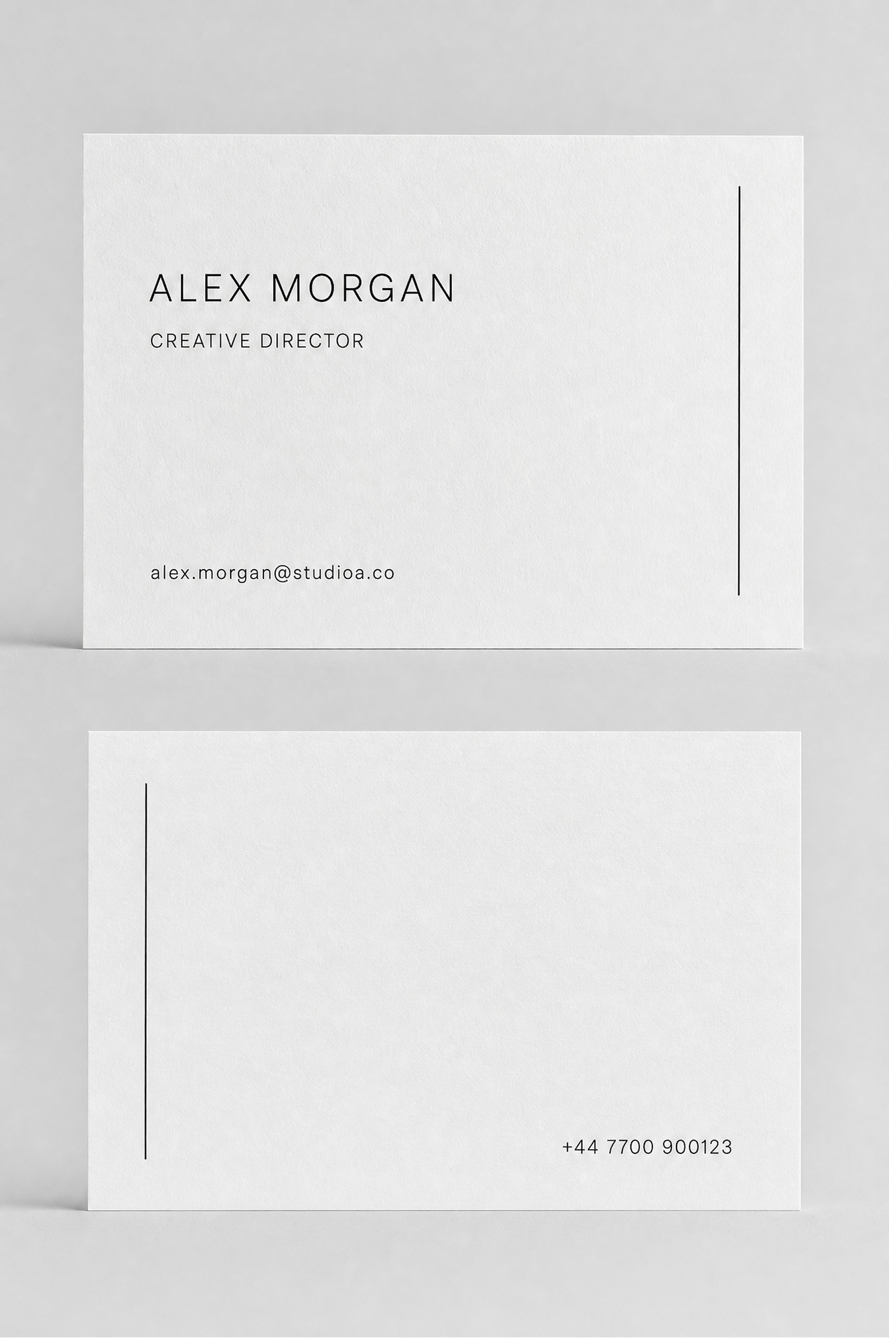 Minimalist Business Cards