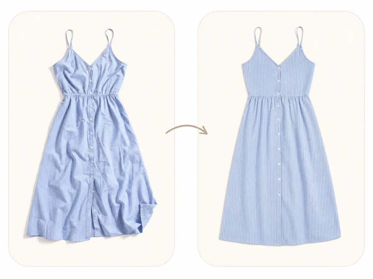 Fix Apparel Photos Without Ironing or Reshooting