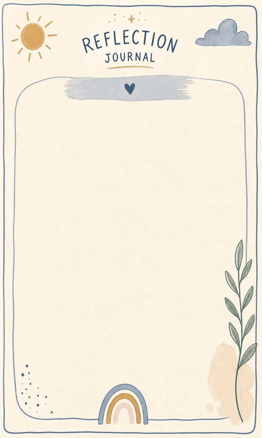 Illustrated Reflection Journal
