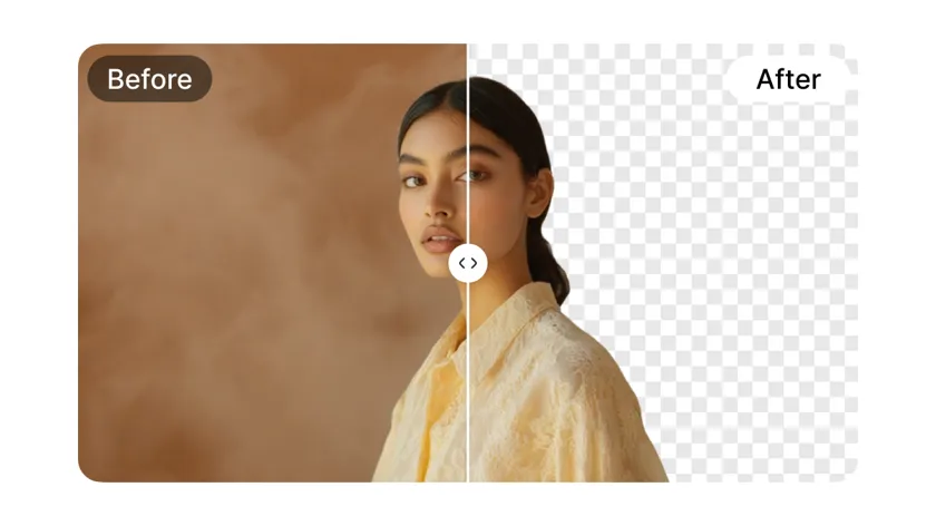 Remove distracting backgrounds from headshot