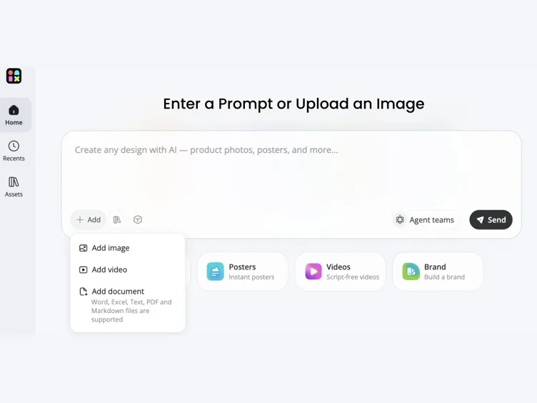 Enter a Prompt or Upload an Image