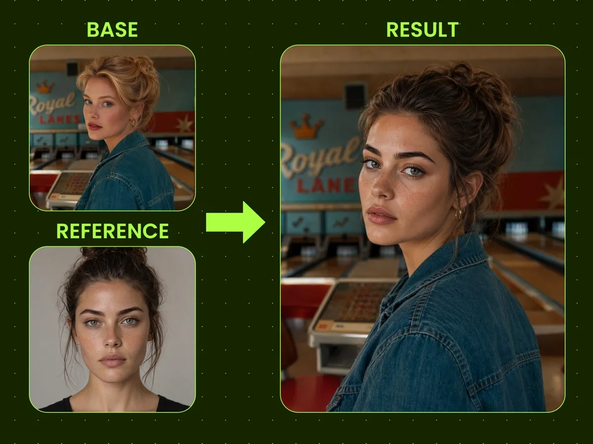 Keep the Reference Face Recognizable