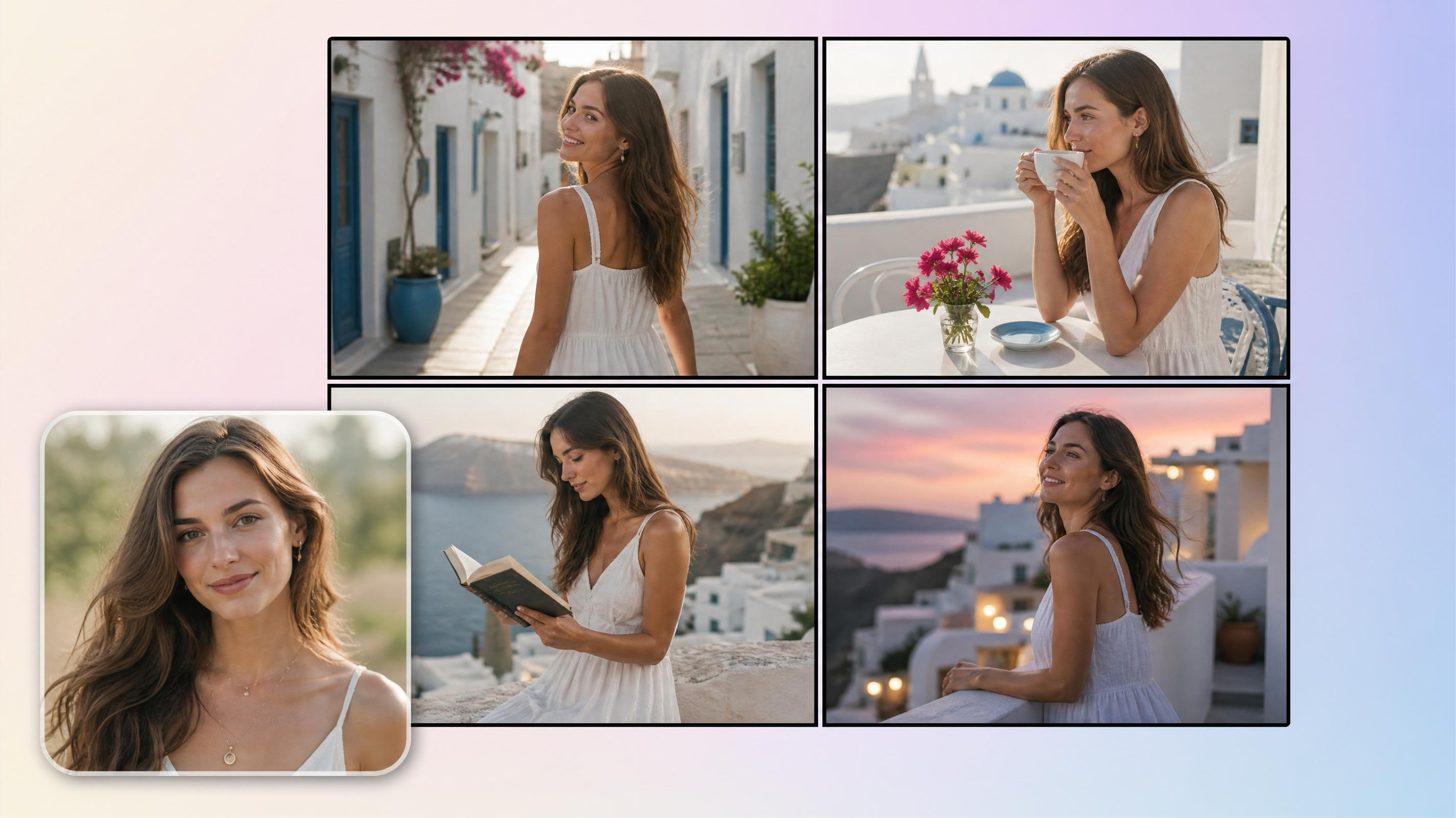 Generate a storyboard from images and text