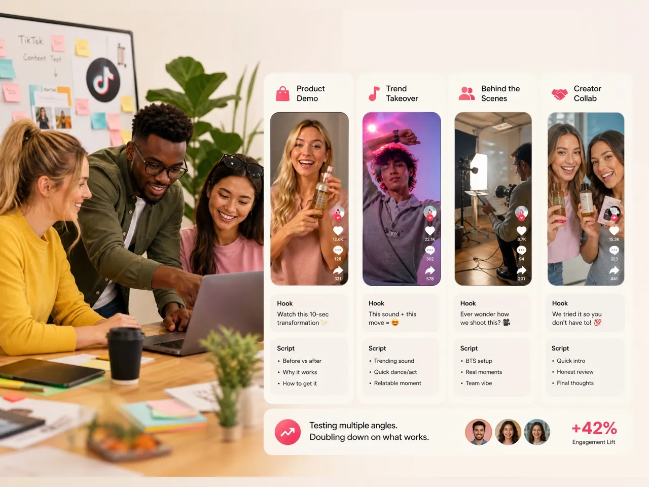 Teste mensagens de campanha antes da produção de vídeo