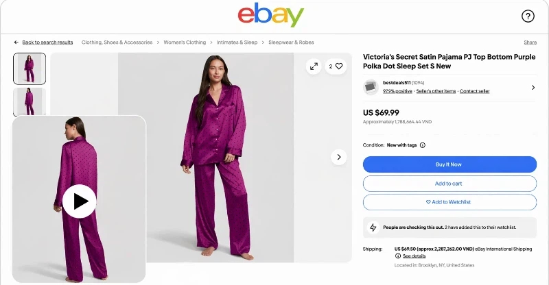 use eBay's native video upload