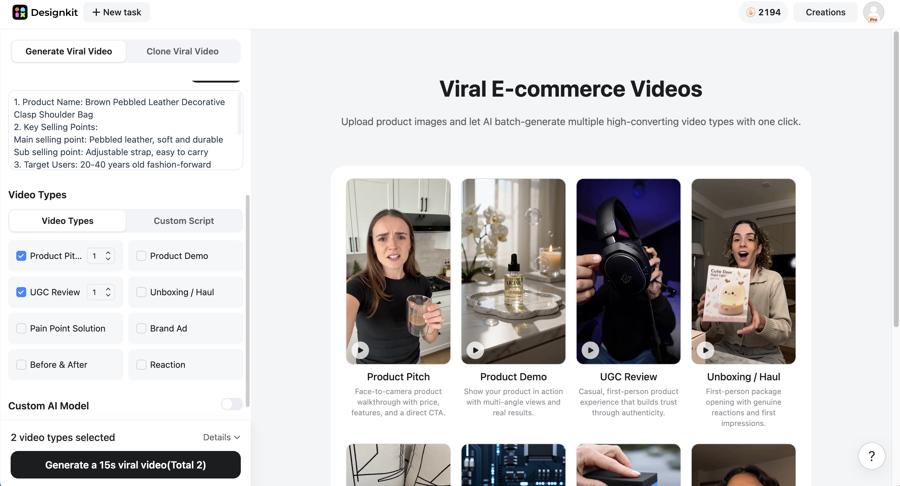 How to Create Ad Creatives with Designkit in 3 Steps Set your Format and Direction