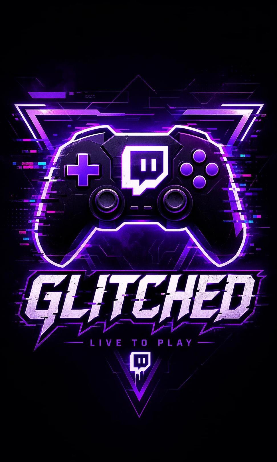 Glitch Controller Twitch Logo