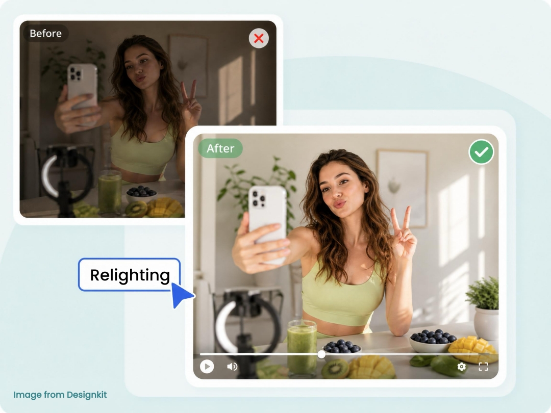 Relighting is one of Gemini Omni's features