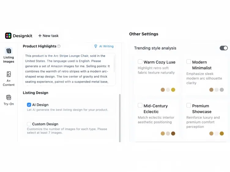 Set Amazon Selling Points for Listing Images