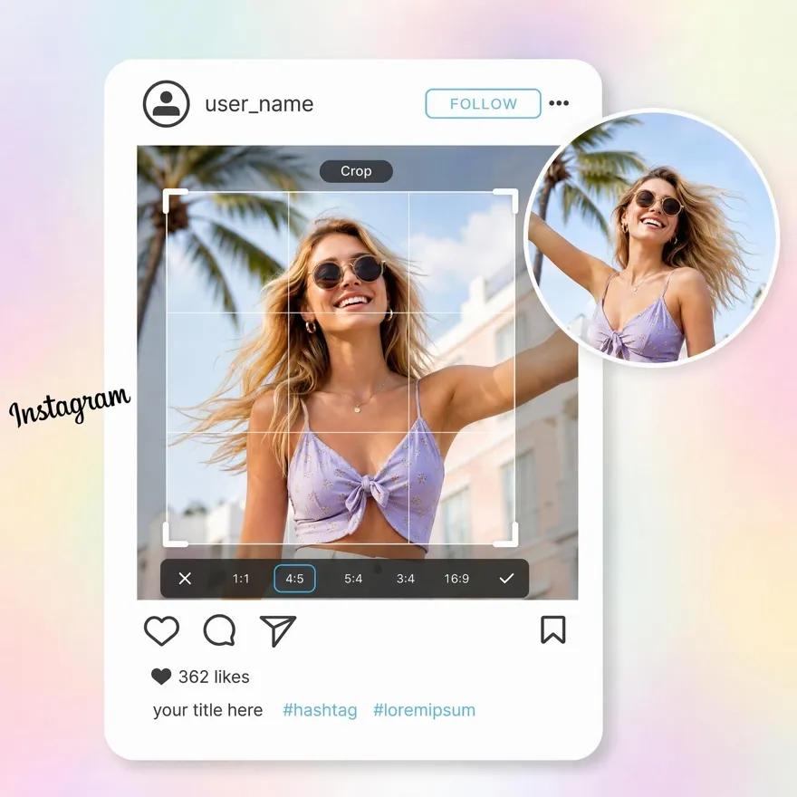 resize image for instagram