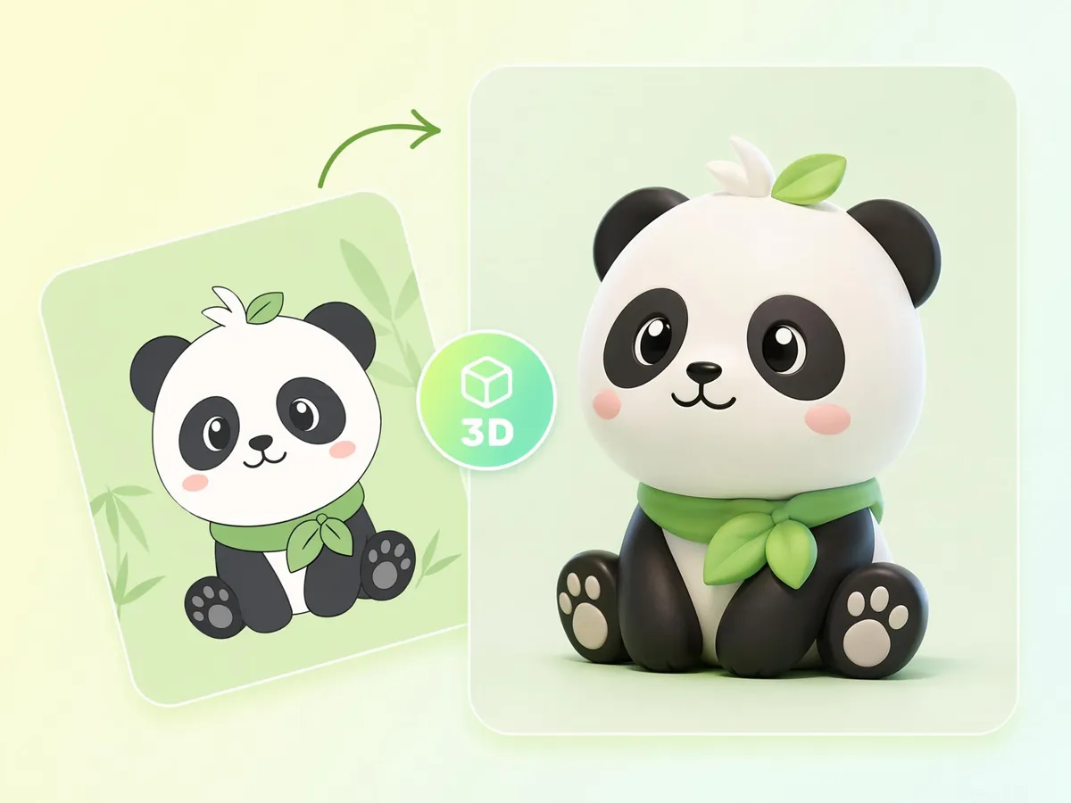 Turn Characters Into 3D Mascot Logos
