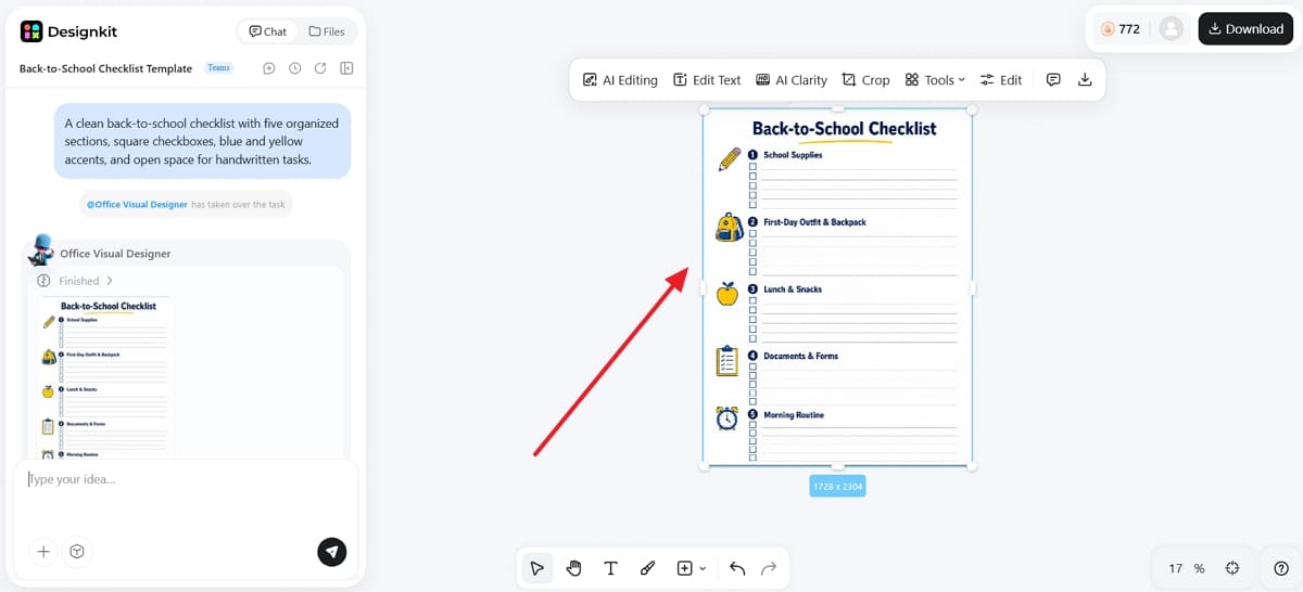 generate back to school checklist generate back to school checklist
