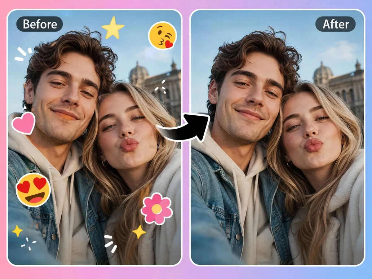 Remove Emojis, Stickers, and Memes with One Click