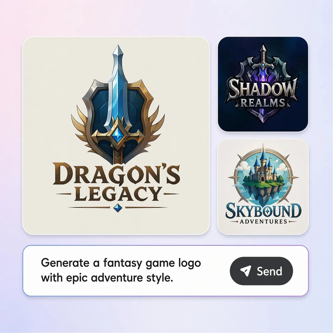 Create creative logos for your gaming channel