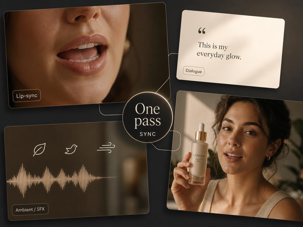 Dialogue Ambient Lip Sync Collage