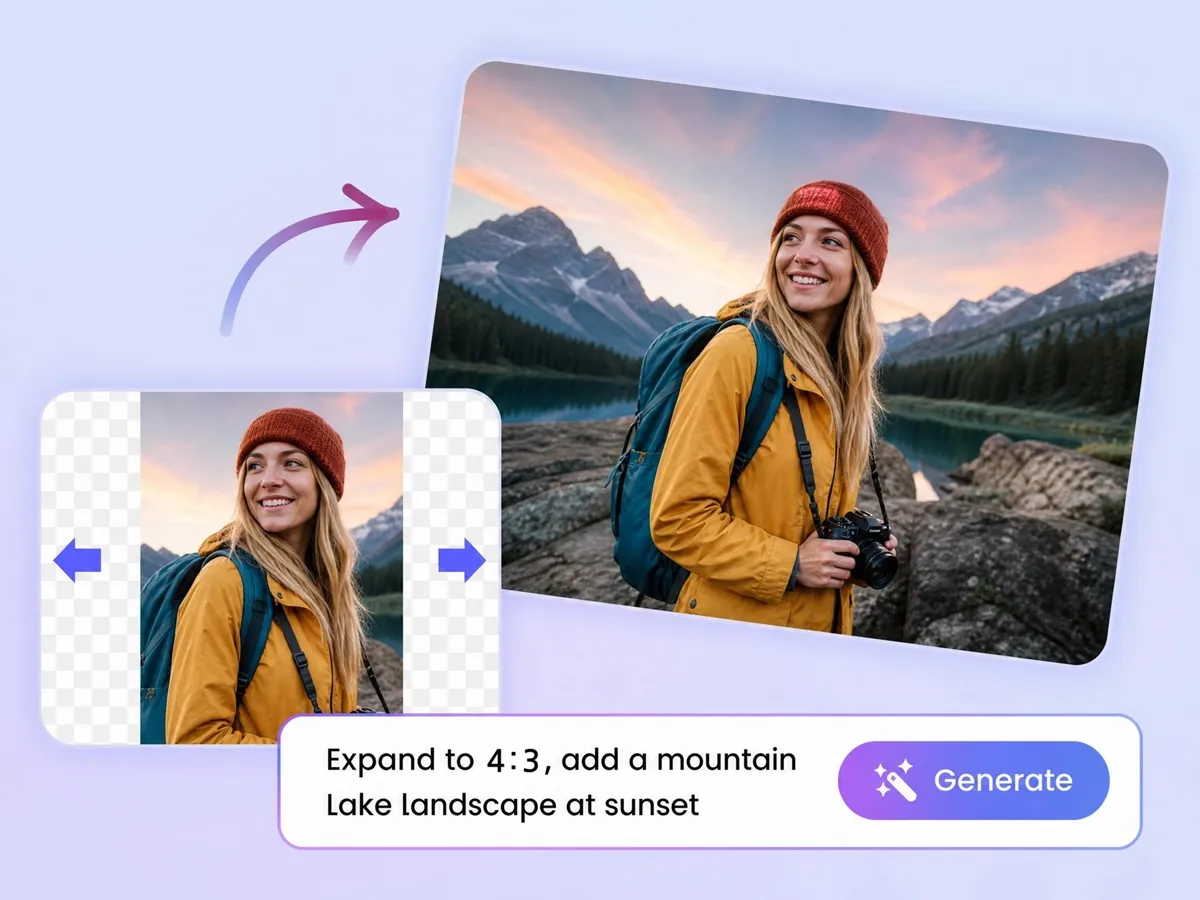 Fill New Space With a Prompt or a Matching Background