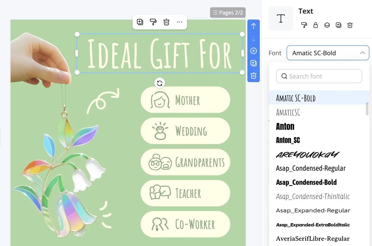 explore font styles