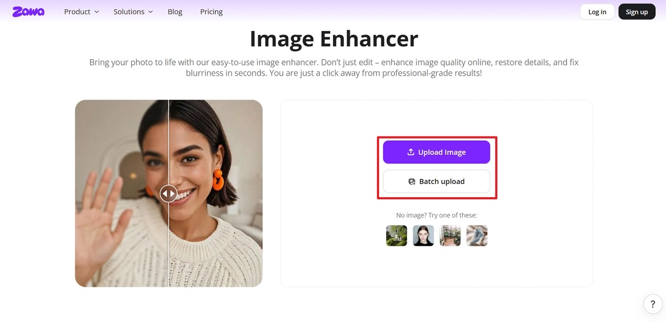 Zawa ai image enhancer