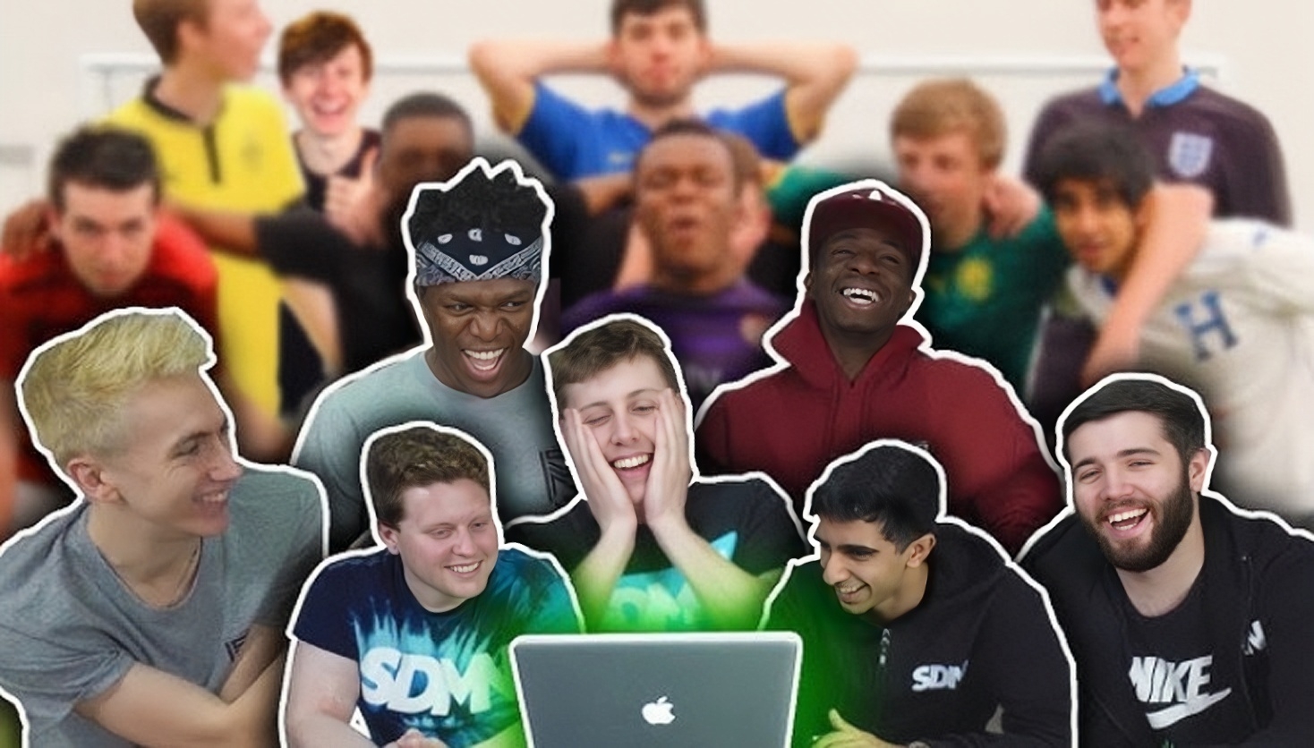Sidemen reaction video thumbnails