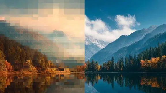 how to fix pixelated photos