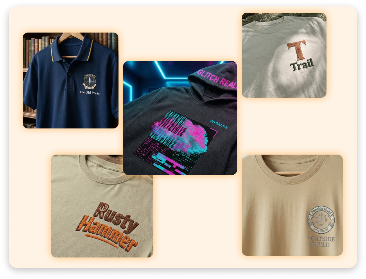 designing different t-shirt logo styles