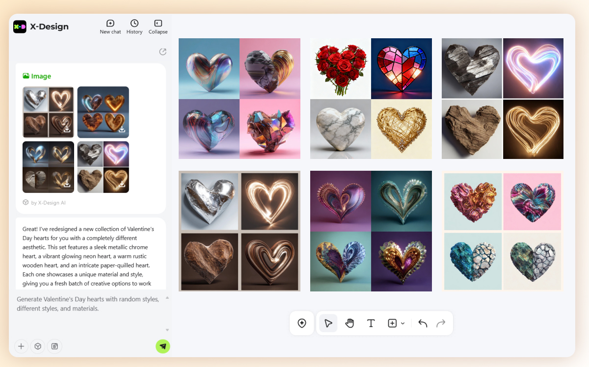 valentine heart templates