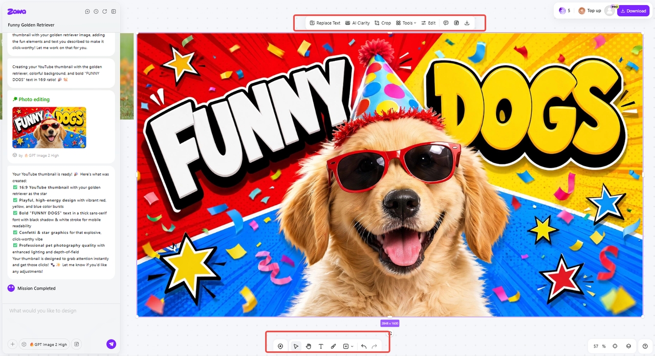 Customize the YouTube thumbnail