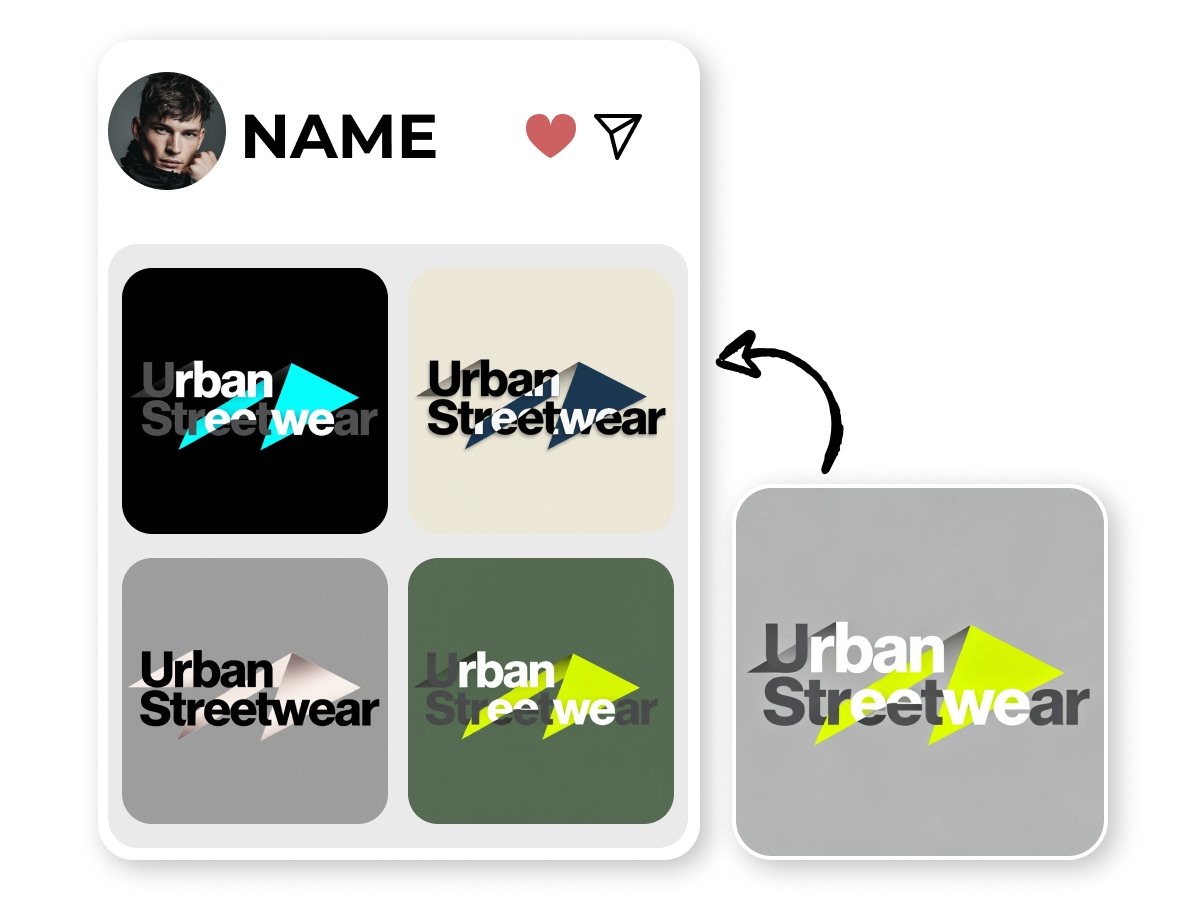 Customize logo with X-Design