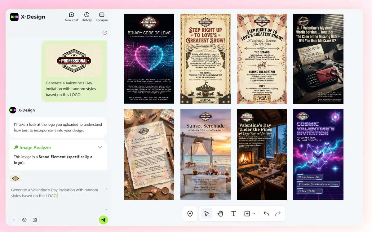 Valentines Party Invitation templates