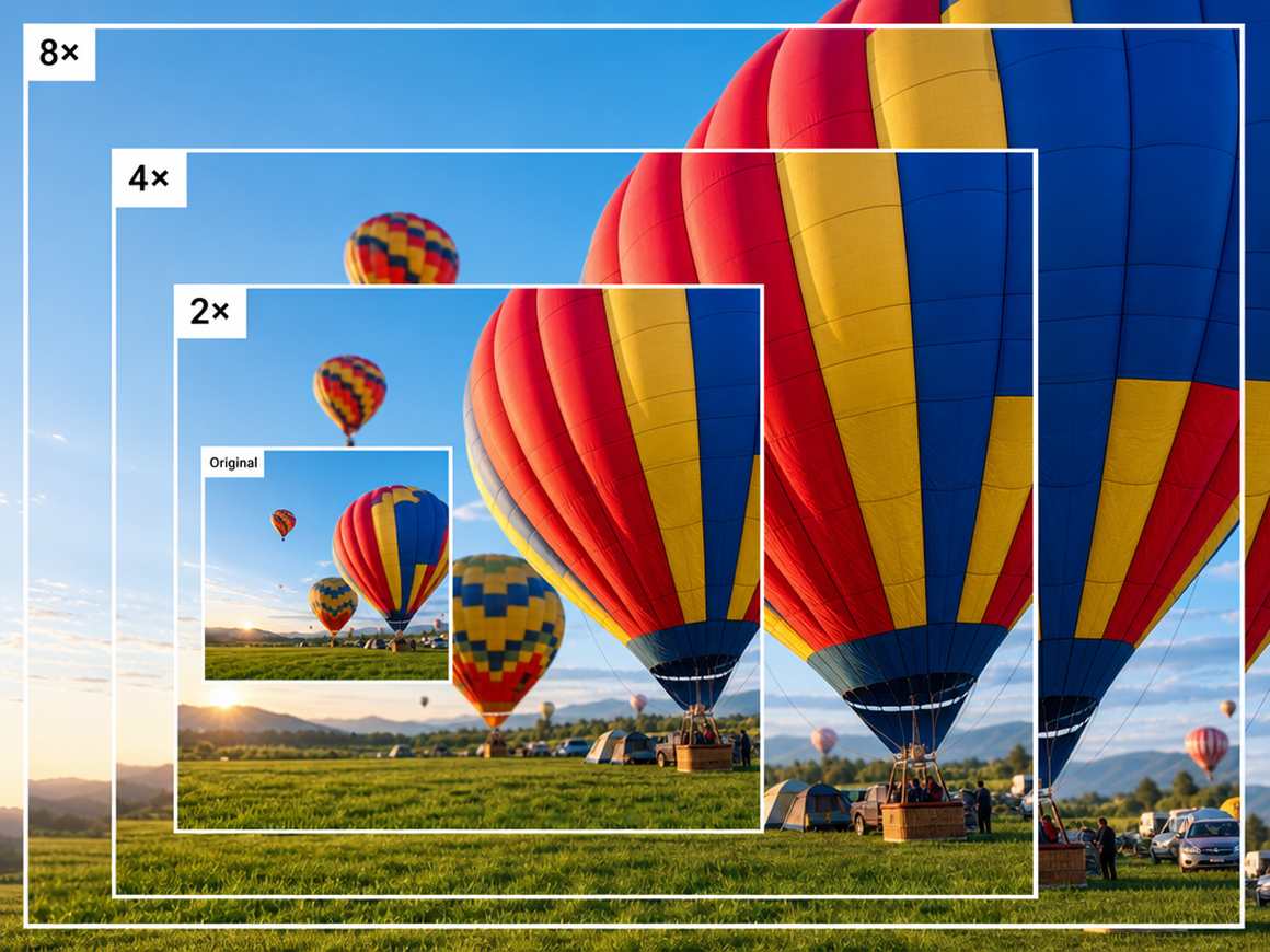 Upscale image online for free