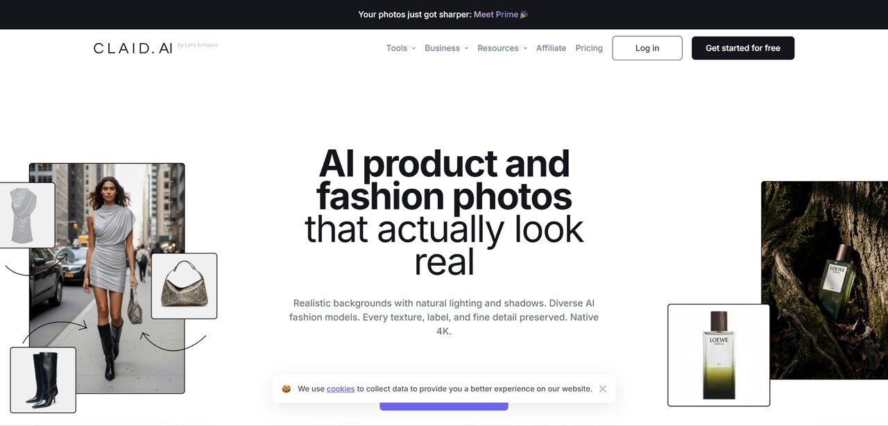 Clad.ai interface