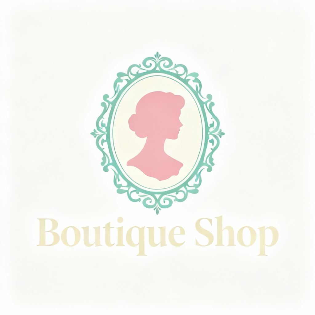 retro boutique logo