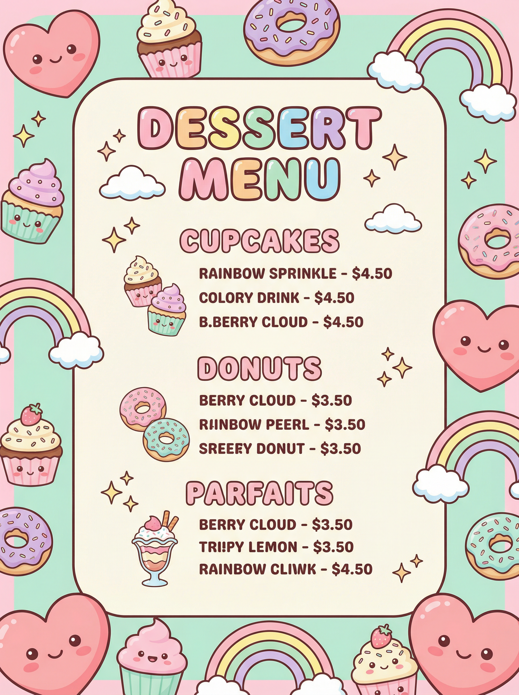 Valentine’s Day Menu 