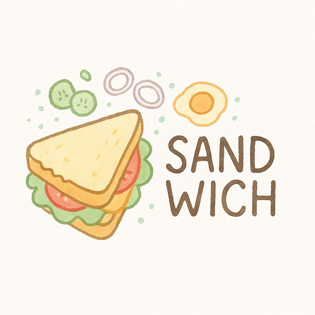 hand-drawn sandwich logo 3