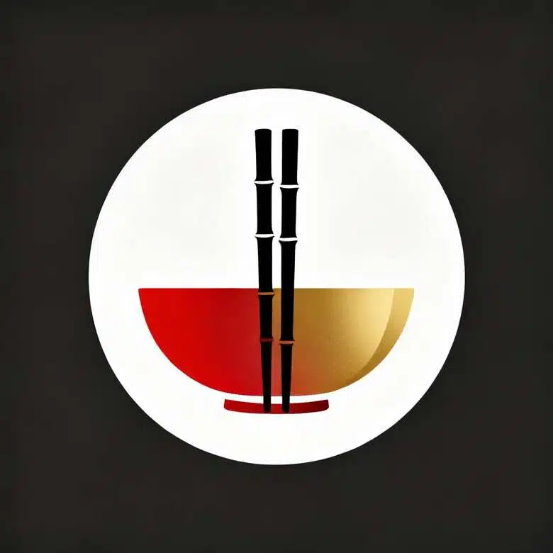 Minimalist and elegant ramen shop logo