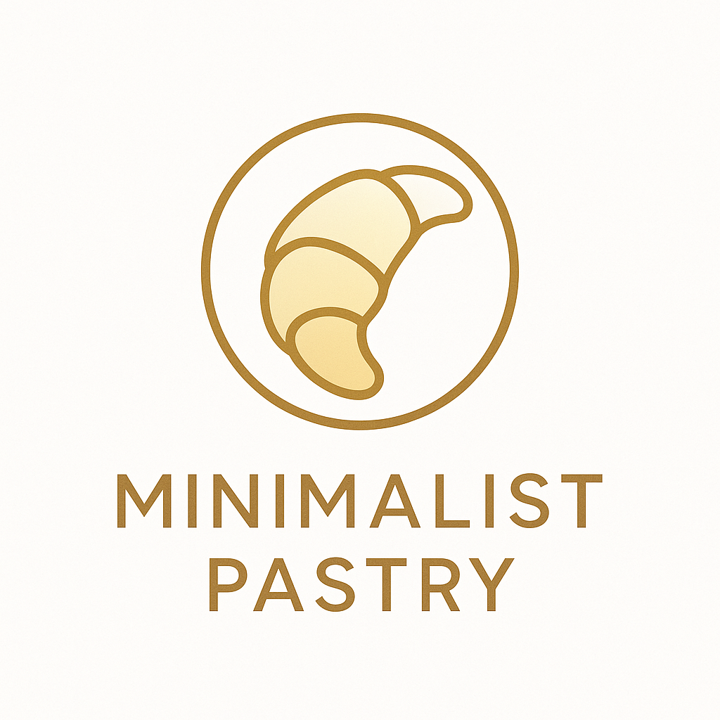 minimalist pastry logo