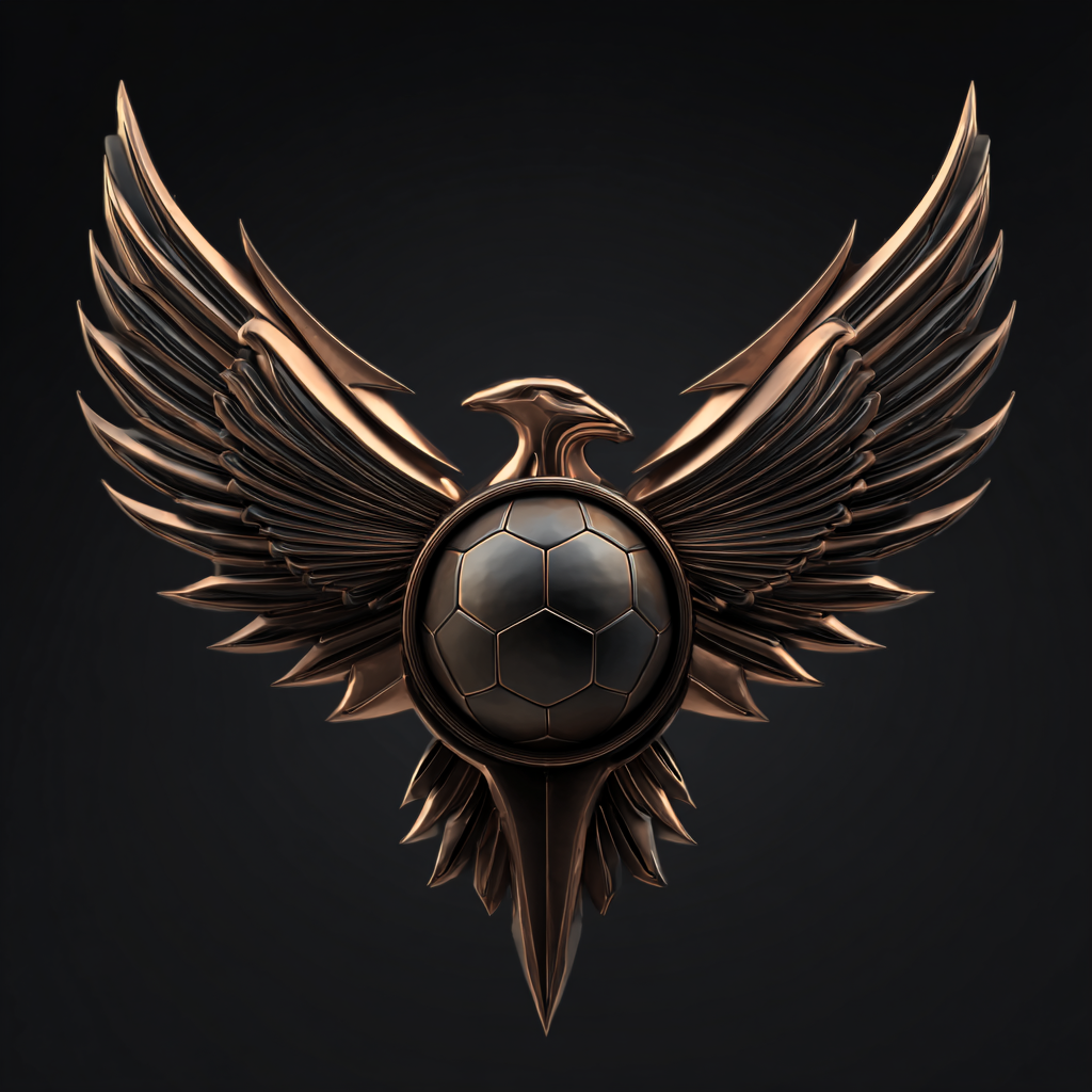 soccer emblem with wings 33