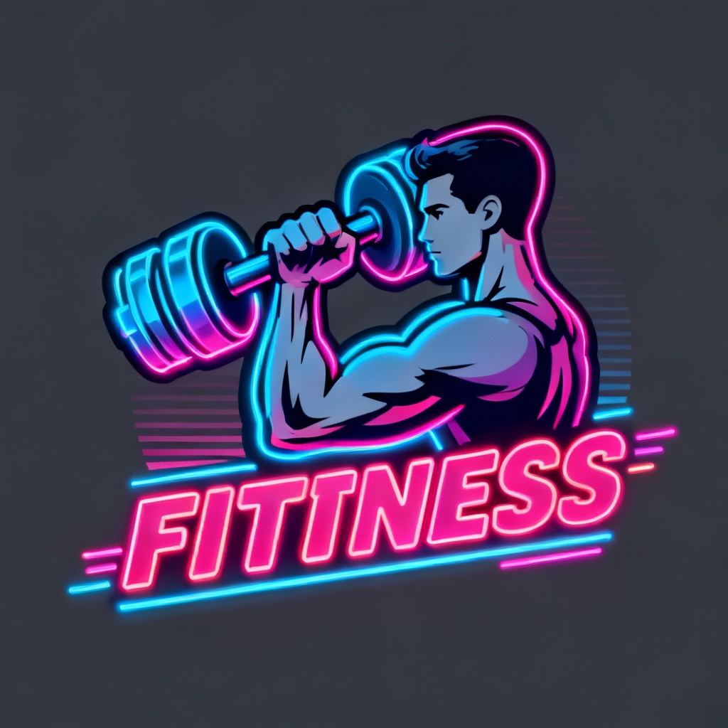 retro gym logo 6