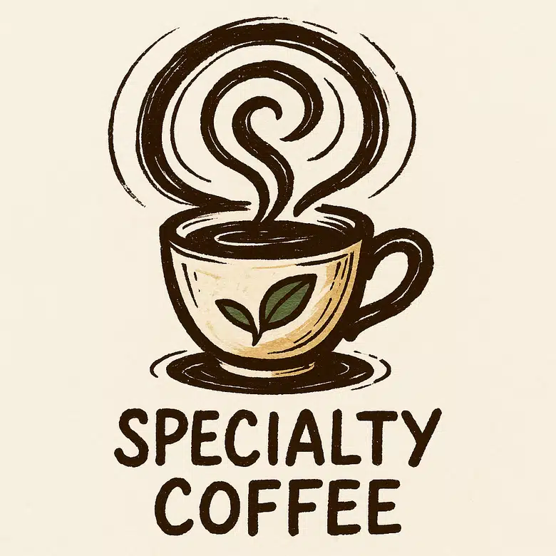 Hand-drawn coffee logo 01