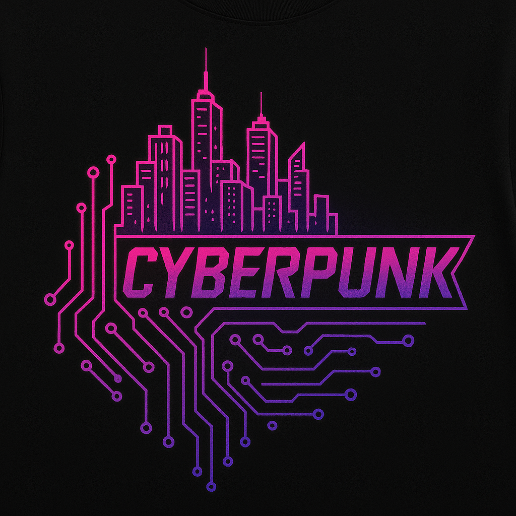 futuristic cyberpunk-style 